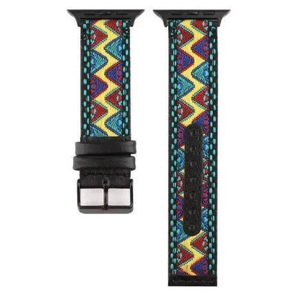 Fashion Personality Wristband Men's And Women's Tide Ethnic Wind Leather Watch Strap