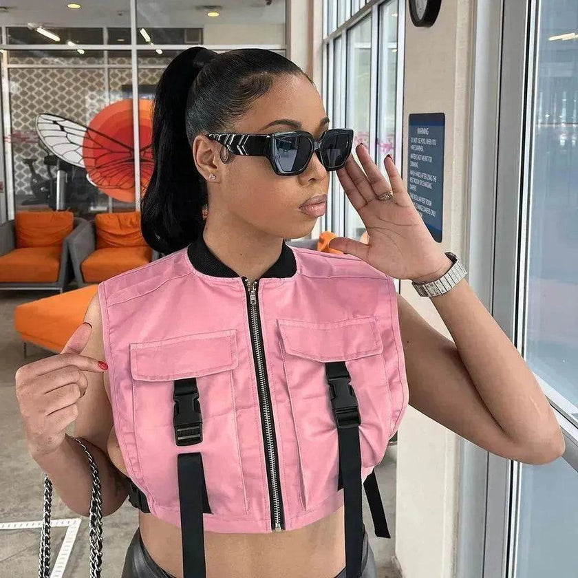 Fashion Trend Women Workwear Vest Top