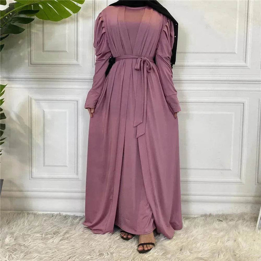 Fashion Women's Solid Arab  Cardigan