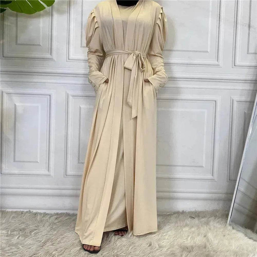 Fashion Women's Solid Arab  Cardigan