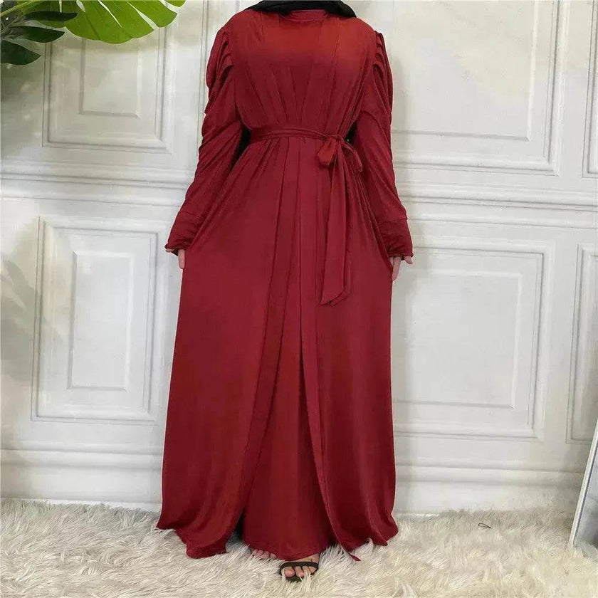 Fashion Women's Solid Arab  Cardigan