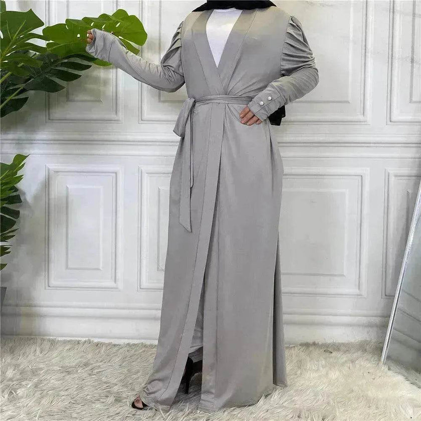 Fashion Women's Solid Arab  Cardigan