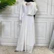 Fashionable Arab  Cardigan Chiffon Robe