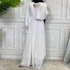 Fashionable Arab  Cardigan Chiffon Robe
