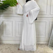Fashionable Arab  Cardigan Chiffon Robe