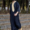 Fashionable and Elegant Fashionable ArabMen's Long Shirt Black Arab  Robe Moroccan Men's Jalabiya
