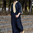 Fashionable and Elegant Fashionable ArabMen's Long Shirt Black Arab  Robe Moroccan Men's Jalabiya