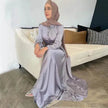 Fashionable Plain Swing Abaya Dress for Beautiful Arab Dubai Turkey Middle Eastern Women
