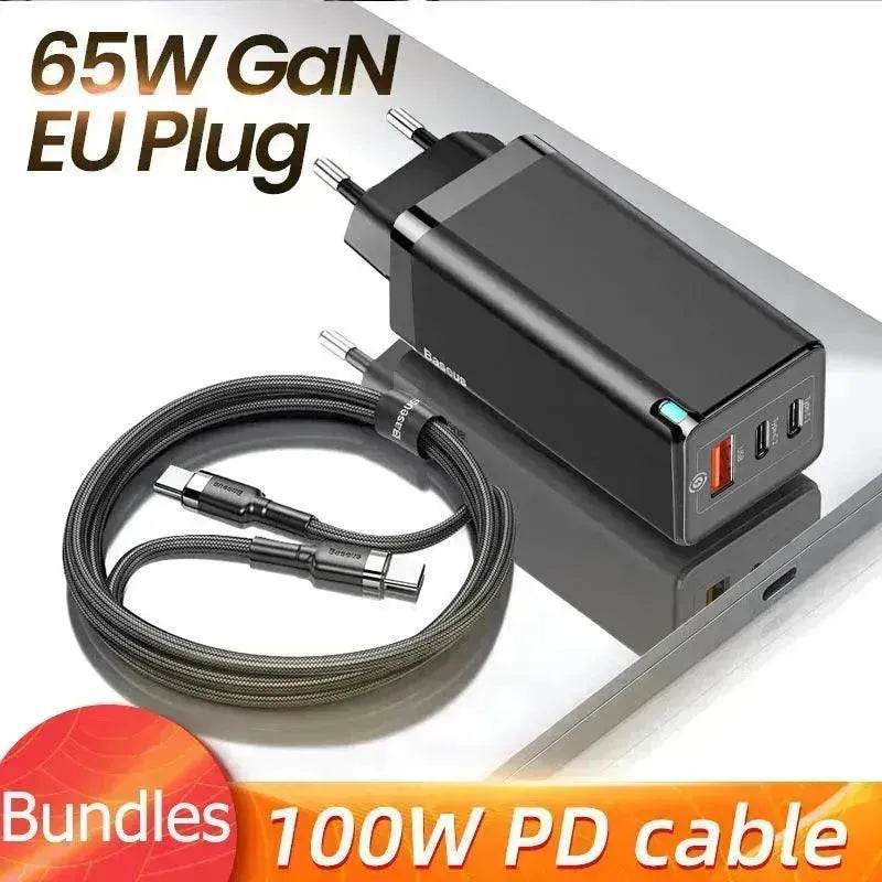 Fast mobile phone charger With USB and Type C port
