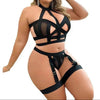 Plus Size Lace Lingerie Set for Women – Sexy Two-Piece Bodysuit (1XL–4XL)
