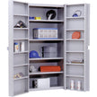 Armoire de rangement à porte profonde, 96,5 cm (L) x 61 cm (P) x 183 cm (H), 4 étagères