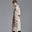 knee Herringbone Coat For Mens