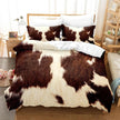 Animal Fur Grain Digital Print Duvet Cover Three-piece Bedding Set