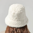 Lambswool Fisherman Sherpa Fleece Hat Winter Warm Fashionable Solid Color Hats For Women