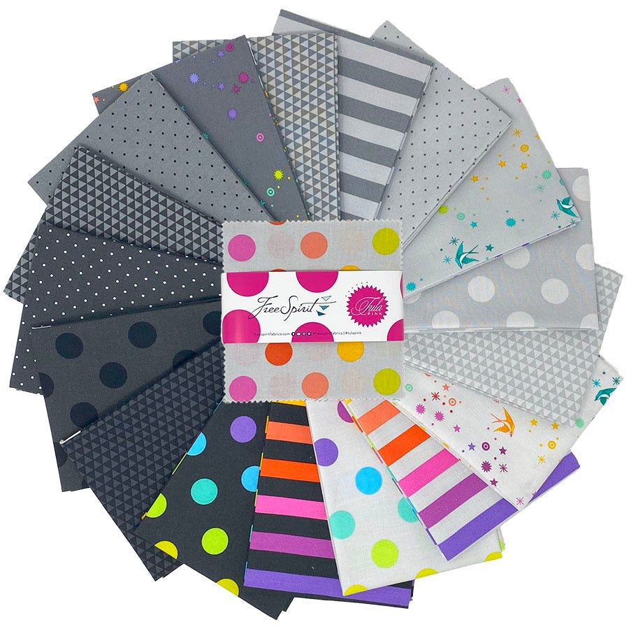 Tula Pink - Entire Collection Graywork Charm Pack (42pc)