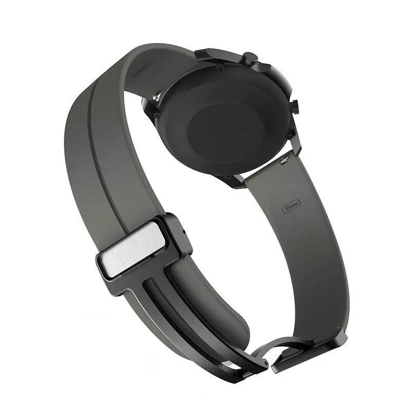 Applicable Watt4 Strap Silicone Magnetic Folding Buckle Watch Band