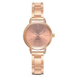 2pcs Narrow Strap Steel Strap Bracelet and  Quartz Watch women