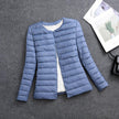 Women's Lightweight Short Inner-wear Round-neck Thermal Jacket