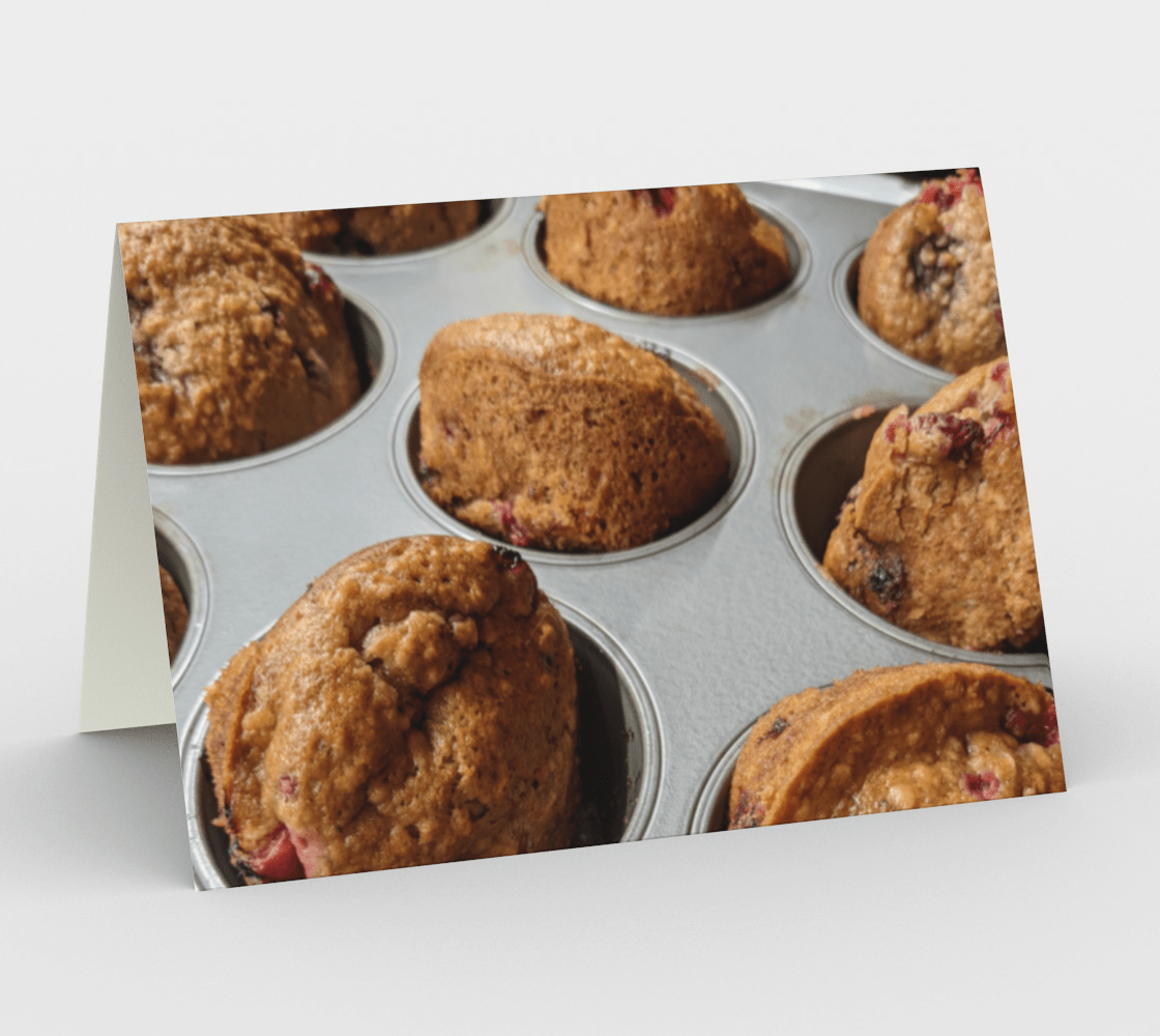 Set of 3 Blank Greeting Cards | 5 x 7 | Muffin Tin