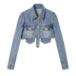 Jacket for Women – Stylish Acrylic Fiber Blue Design
