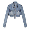 Jacket for Women – Stylish Acrylic Fiber Blue Design