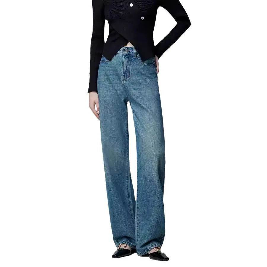 Fashion American Retro New Baggy Jeans Pant Women