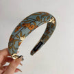 Fashion Presbyopic French Satin Vintage Sponge Silk Satin Padded Headband