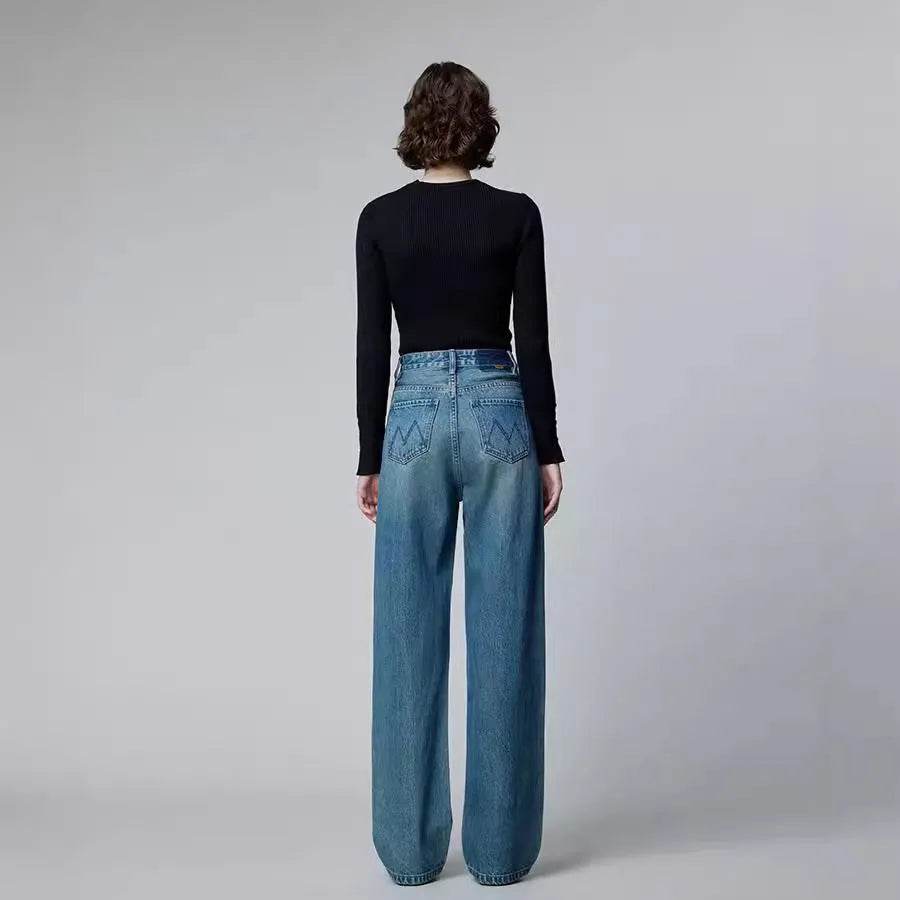 Fashion American Retro New Baggy Jeans Pant Women