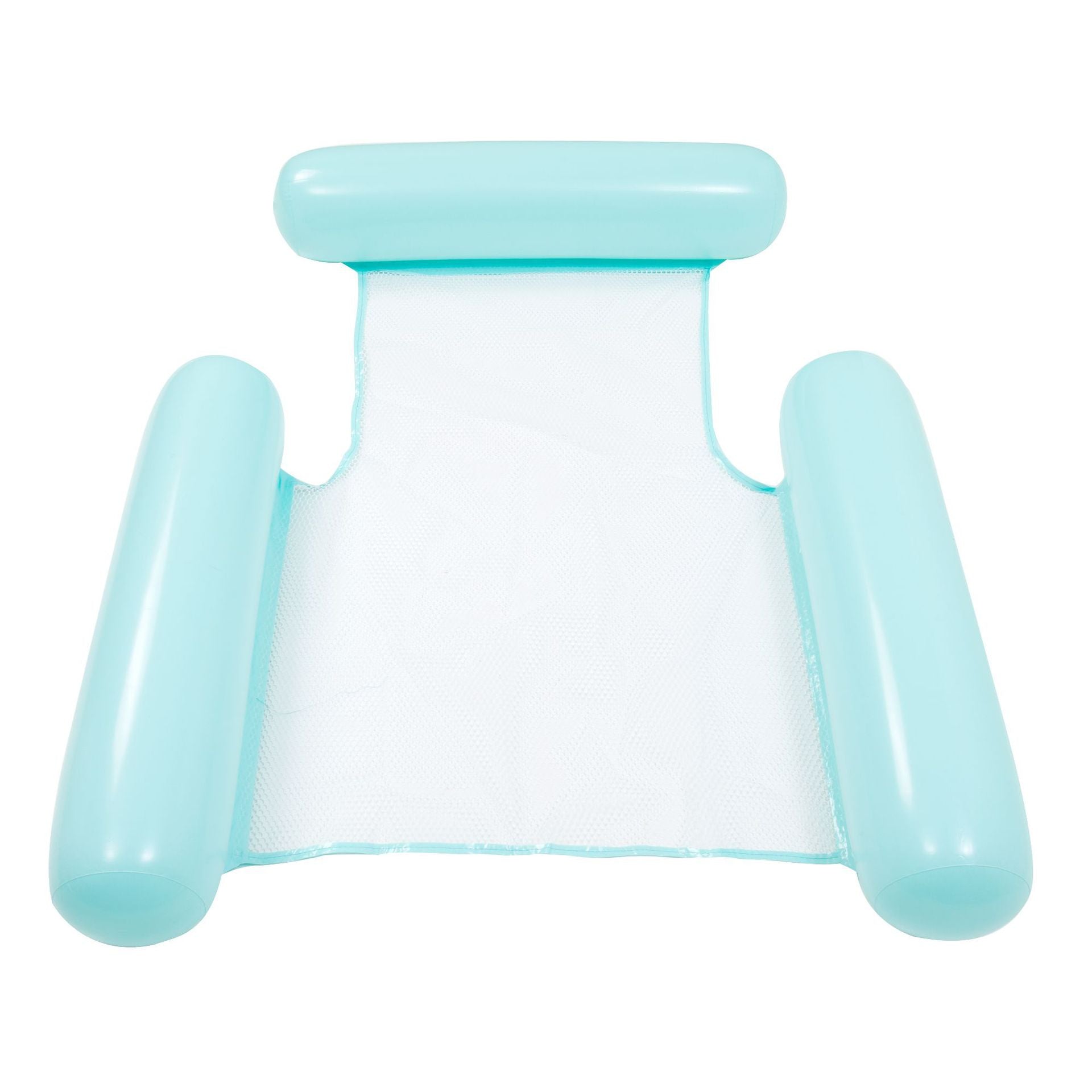 Inflatable Pool Float Lounger – Foldable Striped Floating Row for Adults