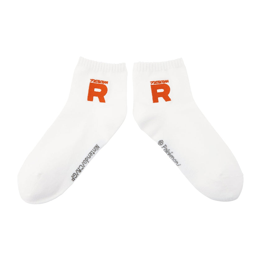Team Rocket (Japanese) Mid-Length Socks White