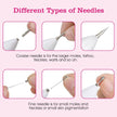 Skin Tag Repair Kit Portable Beauty Equipment Multi-Level With Home Usage USB Charging LCD Level Adjustable 6 Replaceable Needles