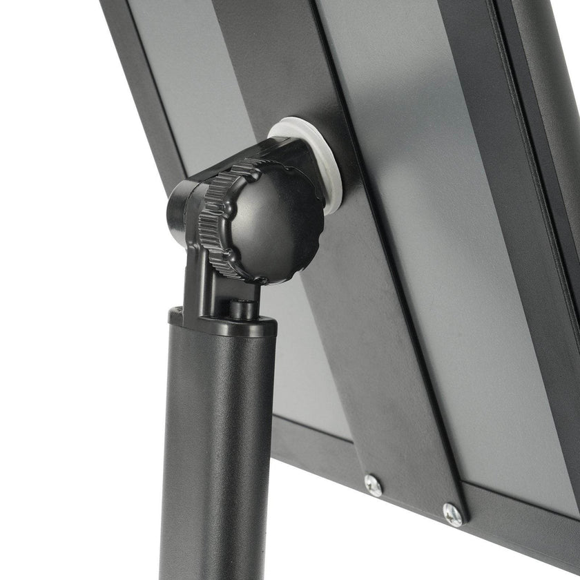 Pedestal Sign Holder, 11 X 17 Inch Vertical And Horizontal Adjustable Poster Stand, Heavy-Duty Floor Standing Sign Holder With Metal Base For Display, Advertisement, And Outdoor, Black