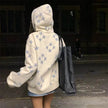 Fall Winter street Hip pop Unsex zip-up Hoodie Cardigan Outwear