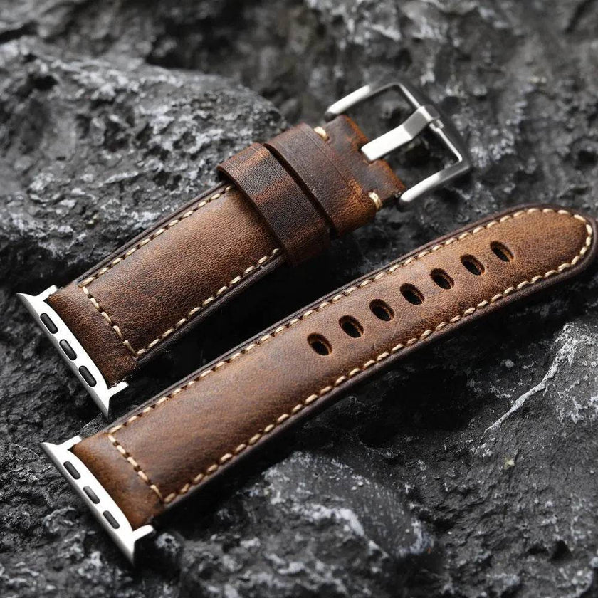 Pure Cowhide Strap Retro Style Watch Bracelet