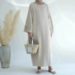 Plain Abaya Dress Eid Abaya 2025 Simple cotton abaya