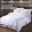 Hotel Style Pure Cotton Jacquard Single Duvet Cover