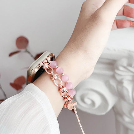 Women Fashion Smart watch Beaded Replacement Watch strap