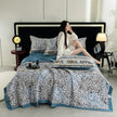 Printed Washed Tencel Summer Cooling Duvet Four-piece Set