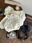 Children  Unisex Sports Brushed Hoody Trousers Suit Unisex Hoodie two piece for kids