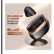 Mini Wireless Hair Straightener Comb – USB Rechargeable Portable Straightening Brush