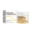 Kojic Acid Turmeric Purifying Toner Pads 70-Pack Brightening Body & Face