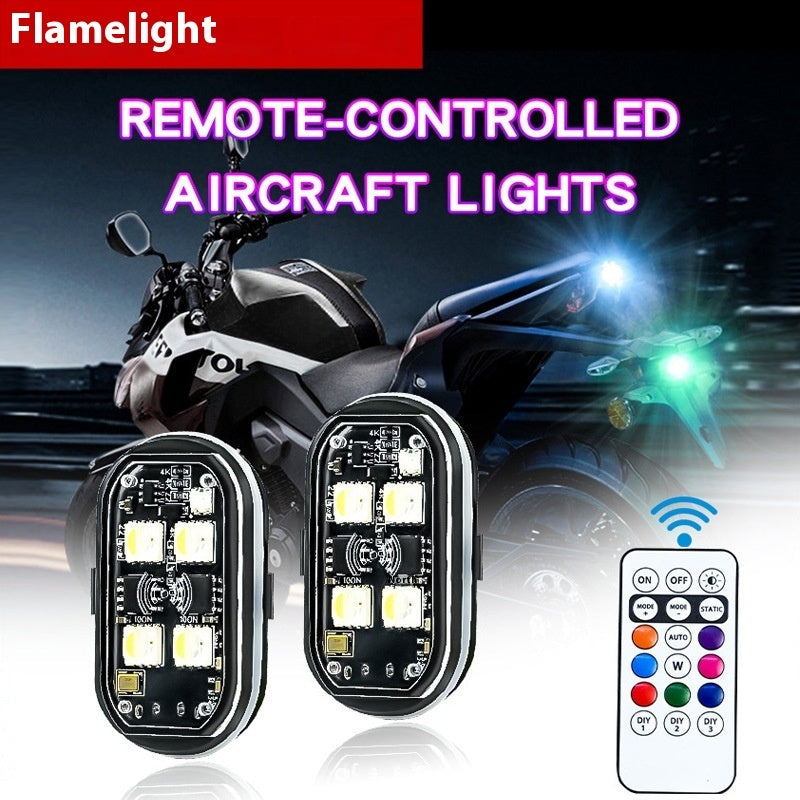 Wireless Motorcycle Warning Light with Remote Control – LED Safety Strobe Light Canada