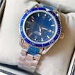Men's 00 Agent Diver Style Watch – Rotating Bezel, Steel Strap, 6 Colours