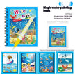 Magic Water Coloring Book for Kids – Paint with Water, Colors Appear & Disappear (6 Styles)