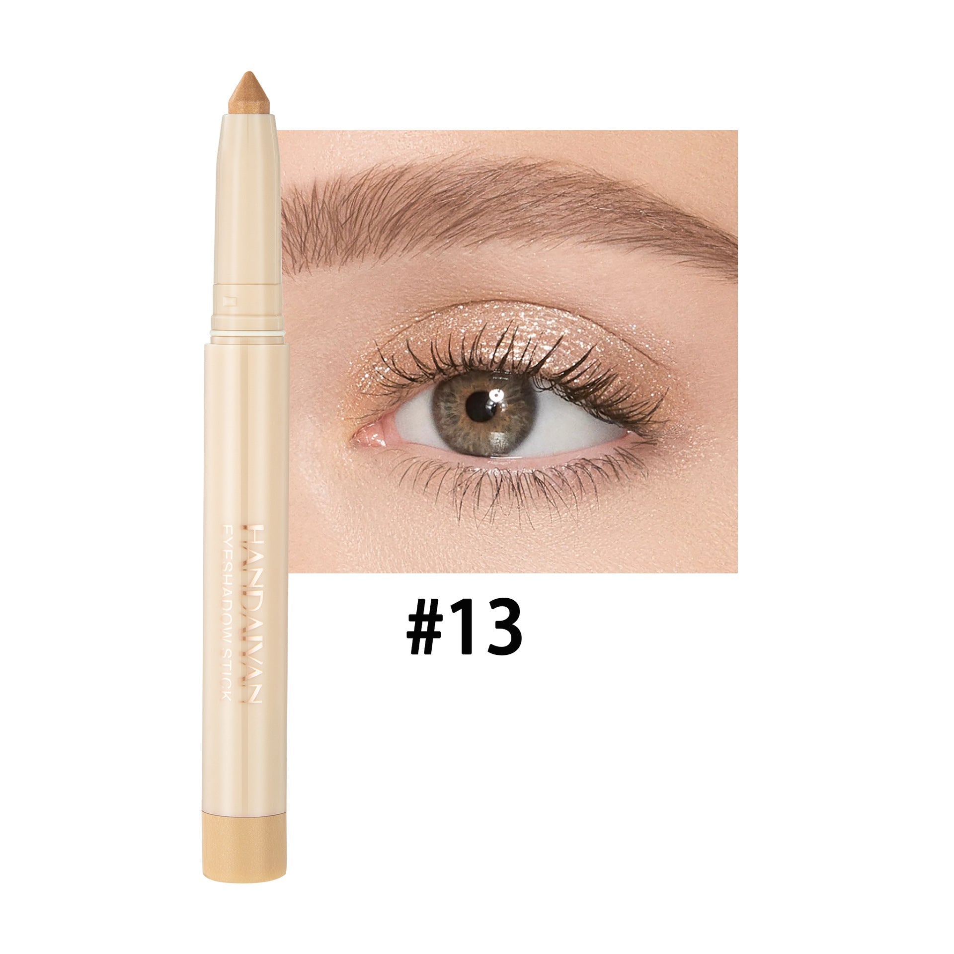 22-Shade Eye Shadow Stick Pen – Dual-Use Eyeliner & Eyeshadow, 22 Colors