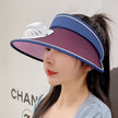 Brim Fan Sun Bonnet Woman Charging