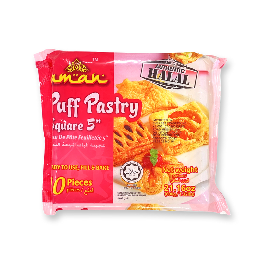 Aman Puff Pastry 600g (10pcs)
