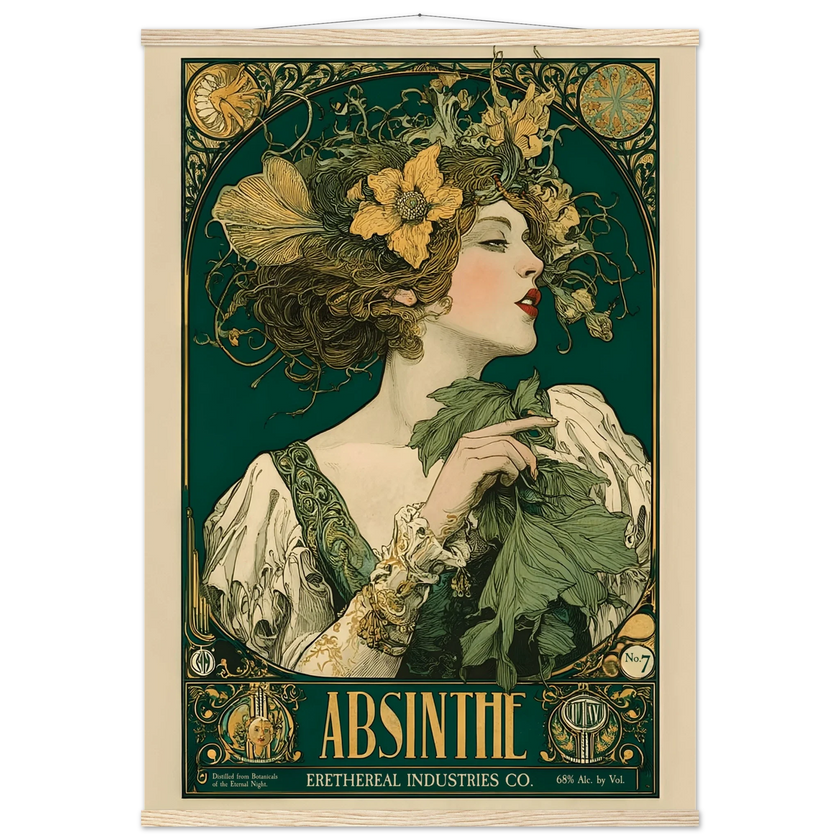 L’Absinthe d’Ombre - Poster & Framed Print