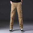 Overalls Men's Outdoor Casual Trousers Pure Cotton Straight Loose Multi-pocket Cargo Pant