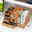 Minimalist Wooden Desk Organizer Office Table Organizer